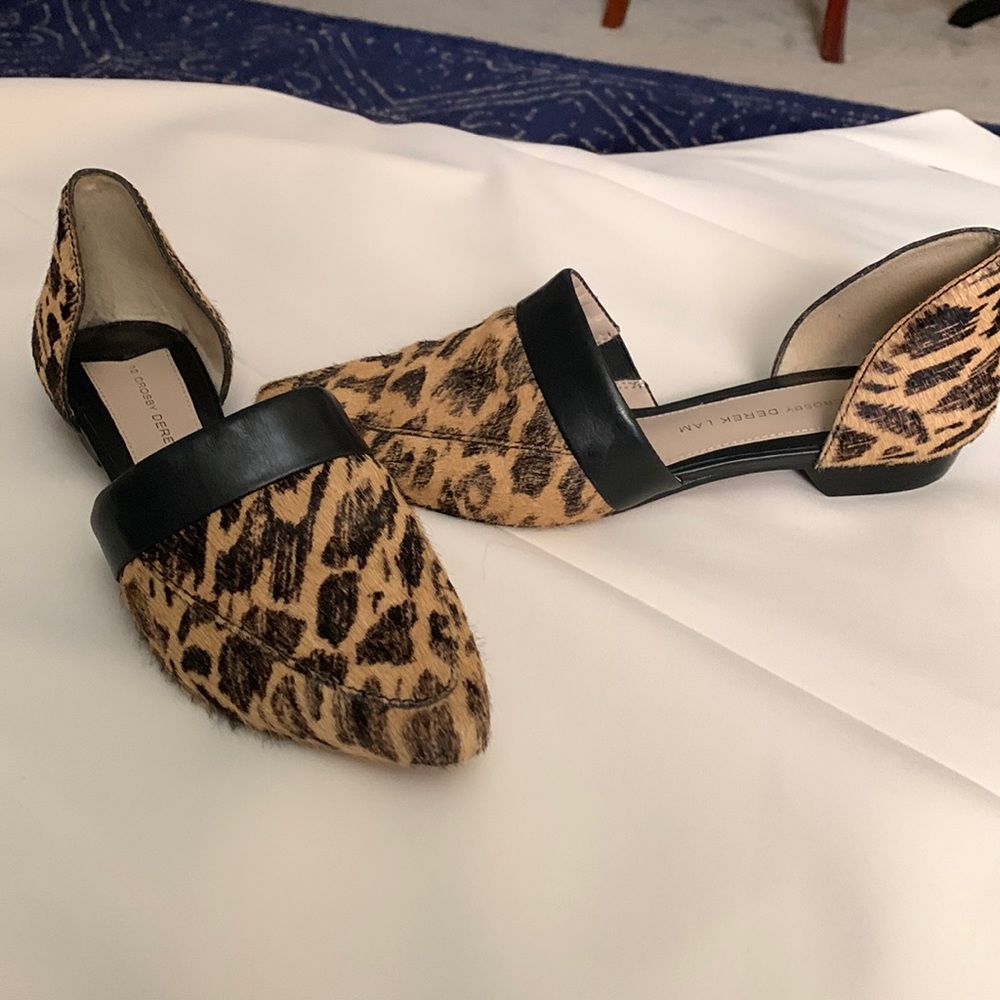 10 Crosby Derek Lam Animal Print Flats